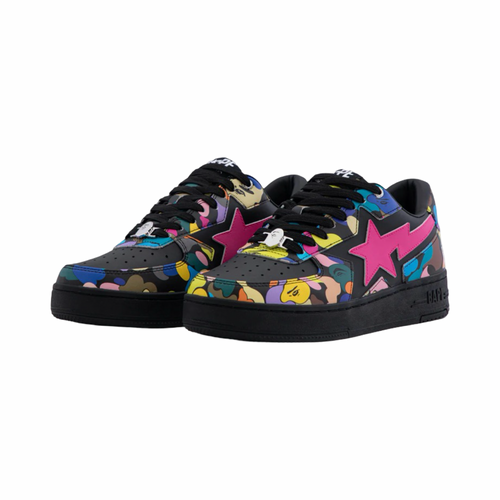A Bathing Ape Bapesta Icon M2 Black Multi
