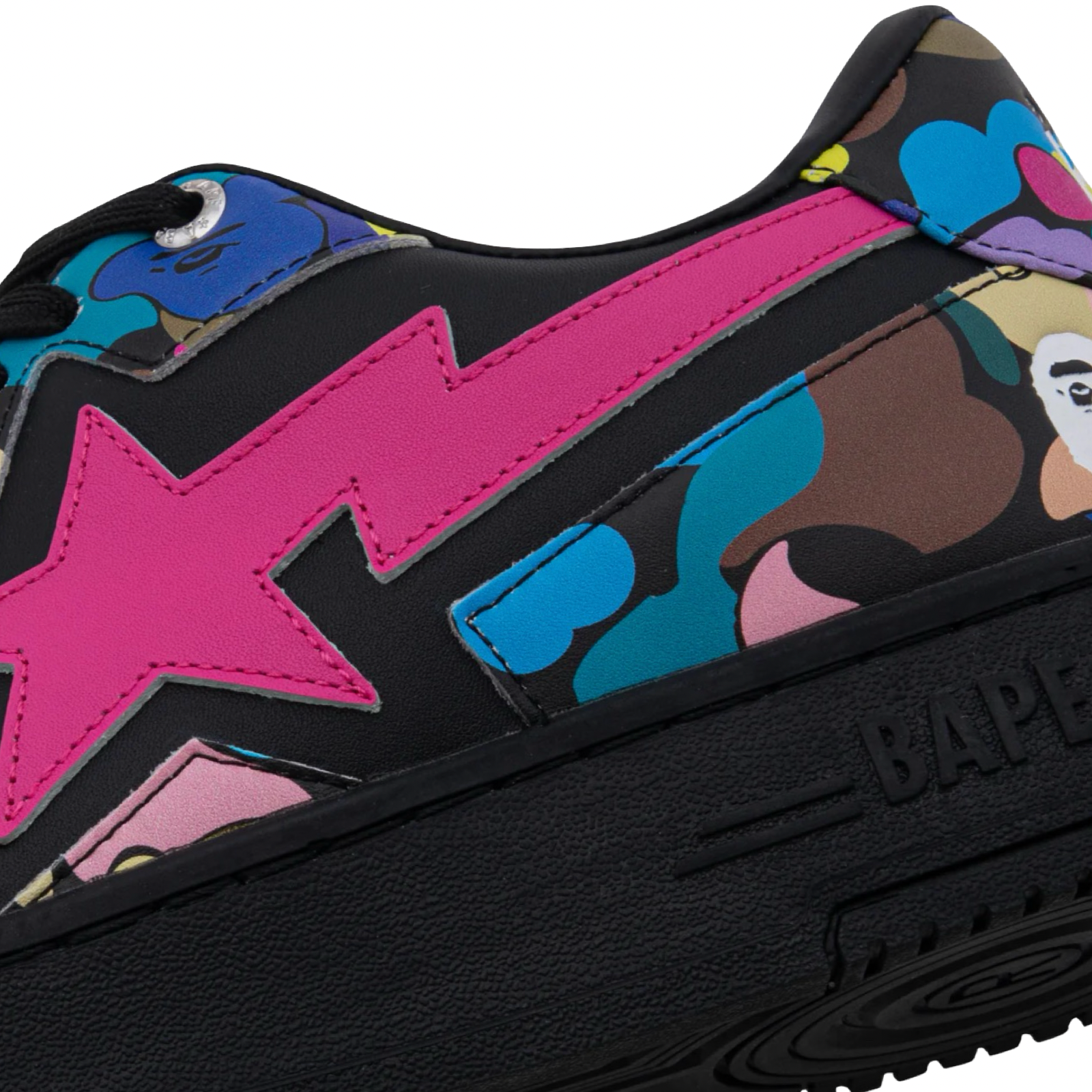 A Bathing Ape Bapesta Icon M2 Black Multi