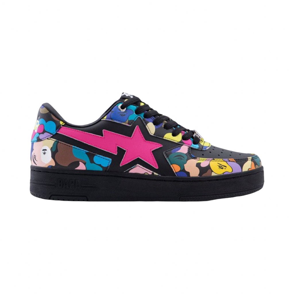 A Bathing Ape Bapesta Icon M2 Black Multi