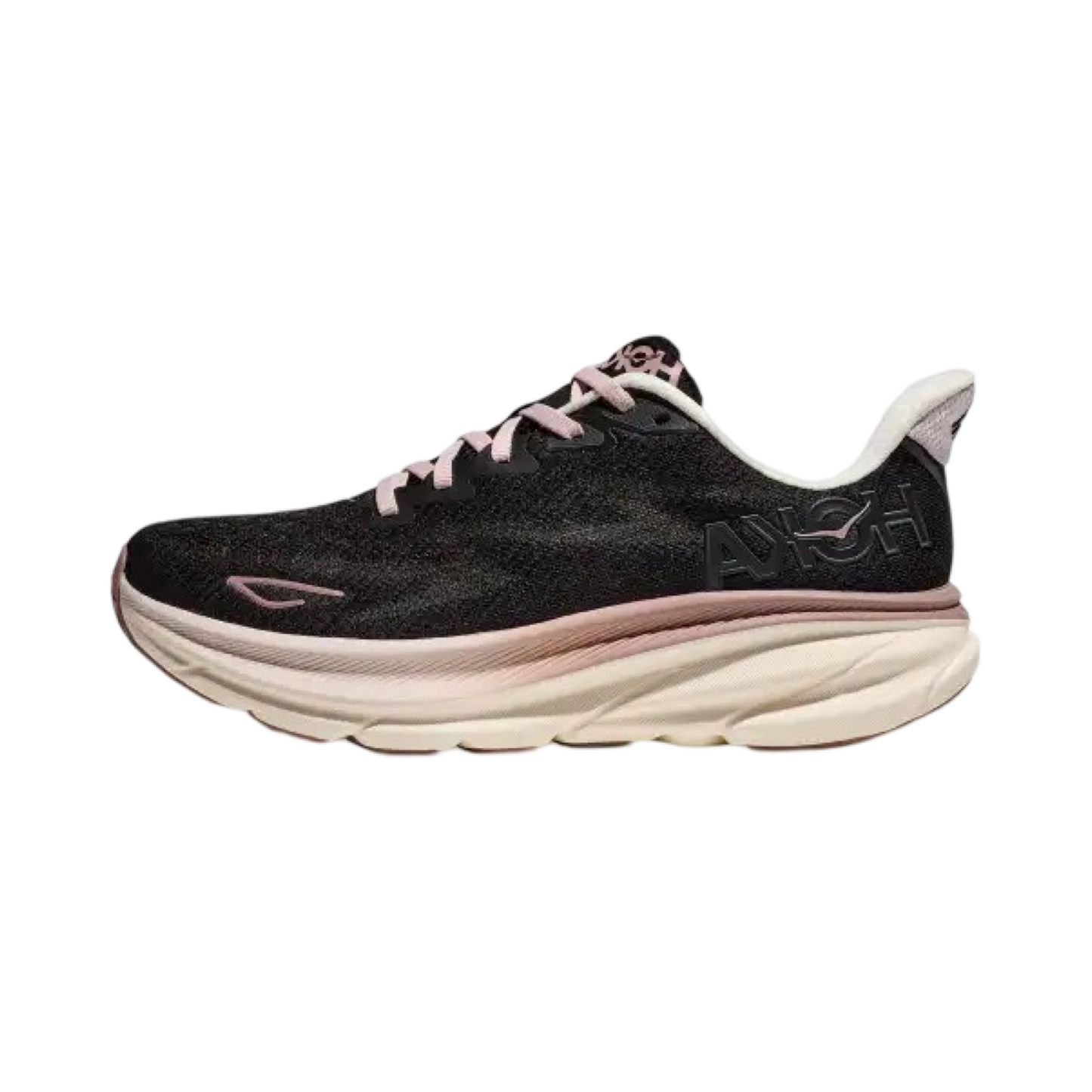 Women's Hoka Clifton 9 B Width Black Obsidian Quartzite