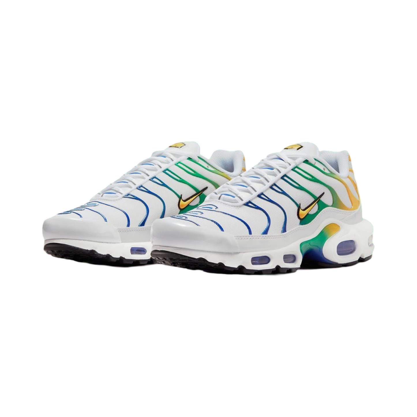 Women's Nike Air Max Plus Brazil White Citron Pulse Black