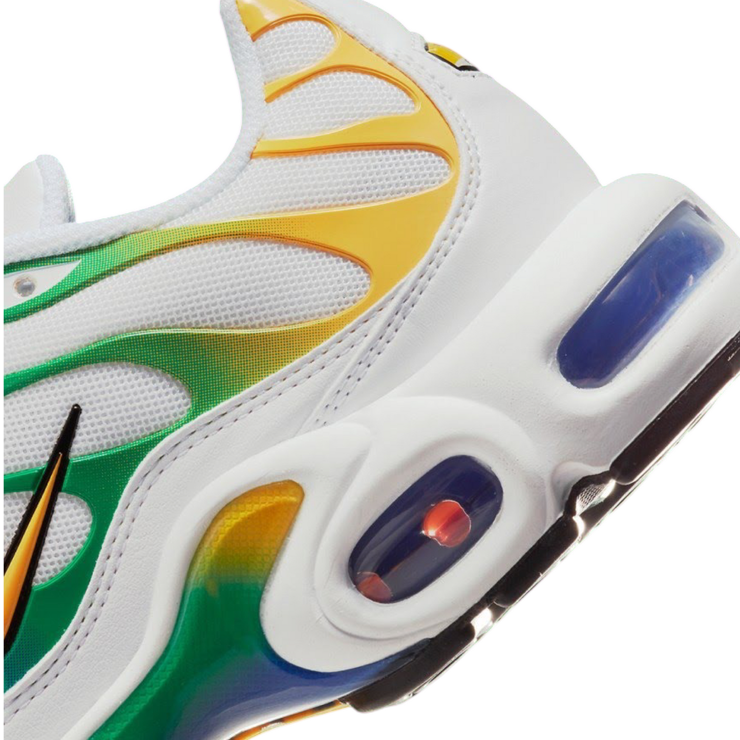 Women's Nike Air Max Plus Brazil White Citron Pulse Black