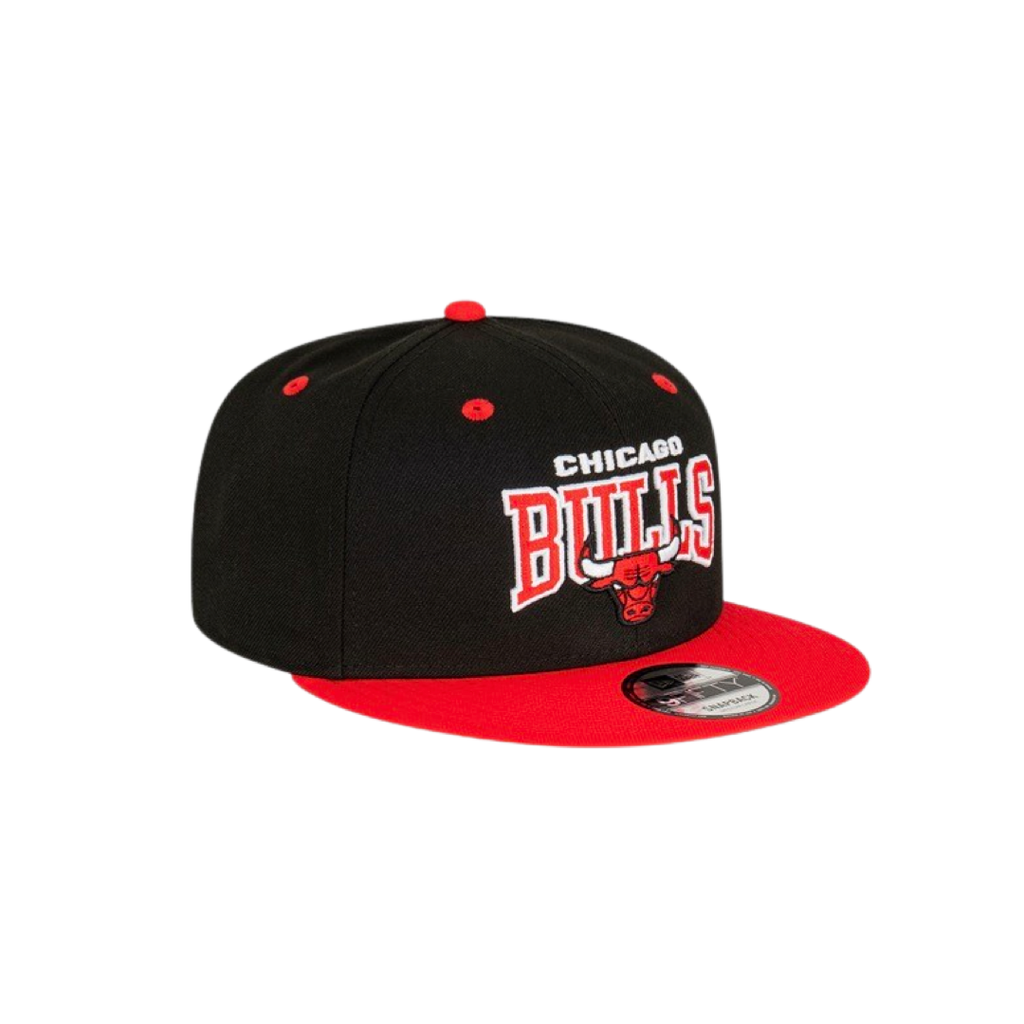 New Era 940 Two Tone Pro Arch Chicago Bulls Black Red Cap