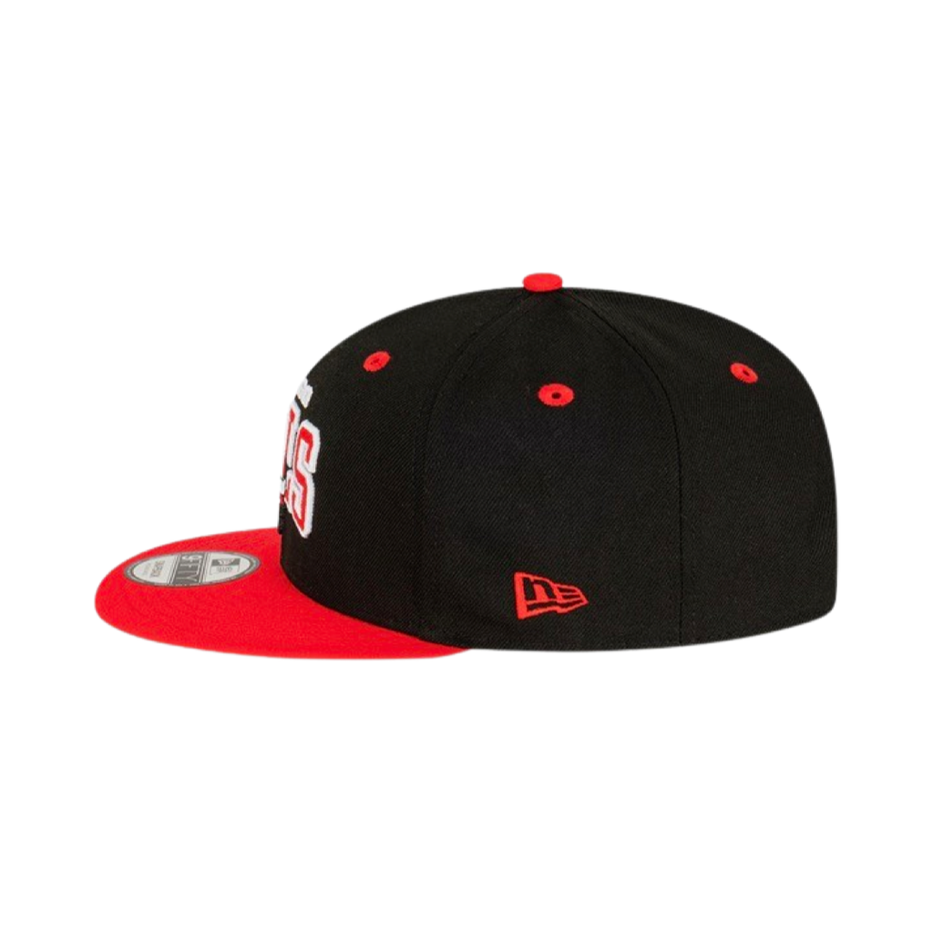 New Era 940 Two Tone Pro Arch Chicago Bulls Black Red Cap