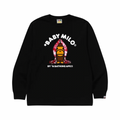 A Bathing Ape BAPE ABC Camo Milo Hoodie Long Sleeve Black Pink SS26