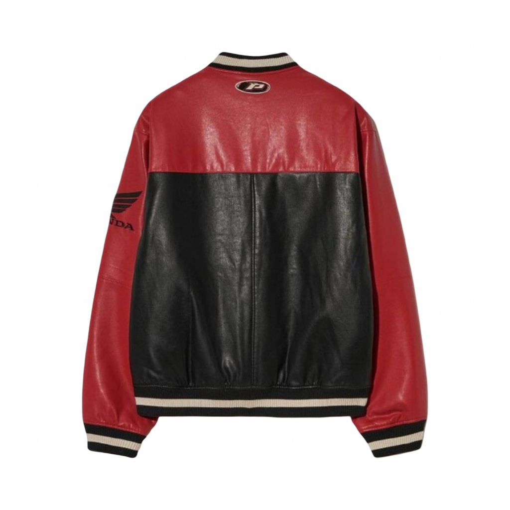 Honda SS26 Biker Jacket Red Black White