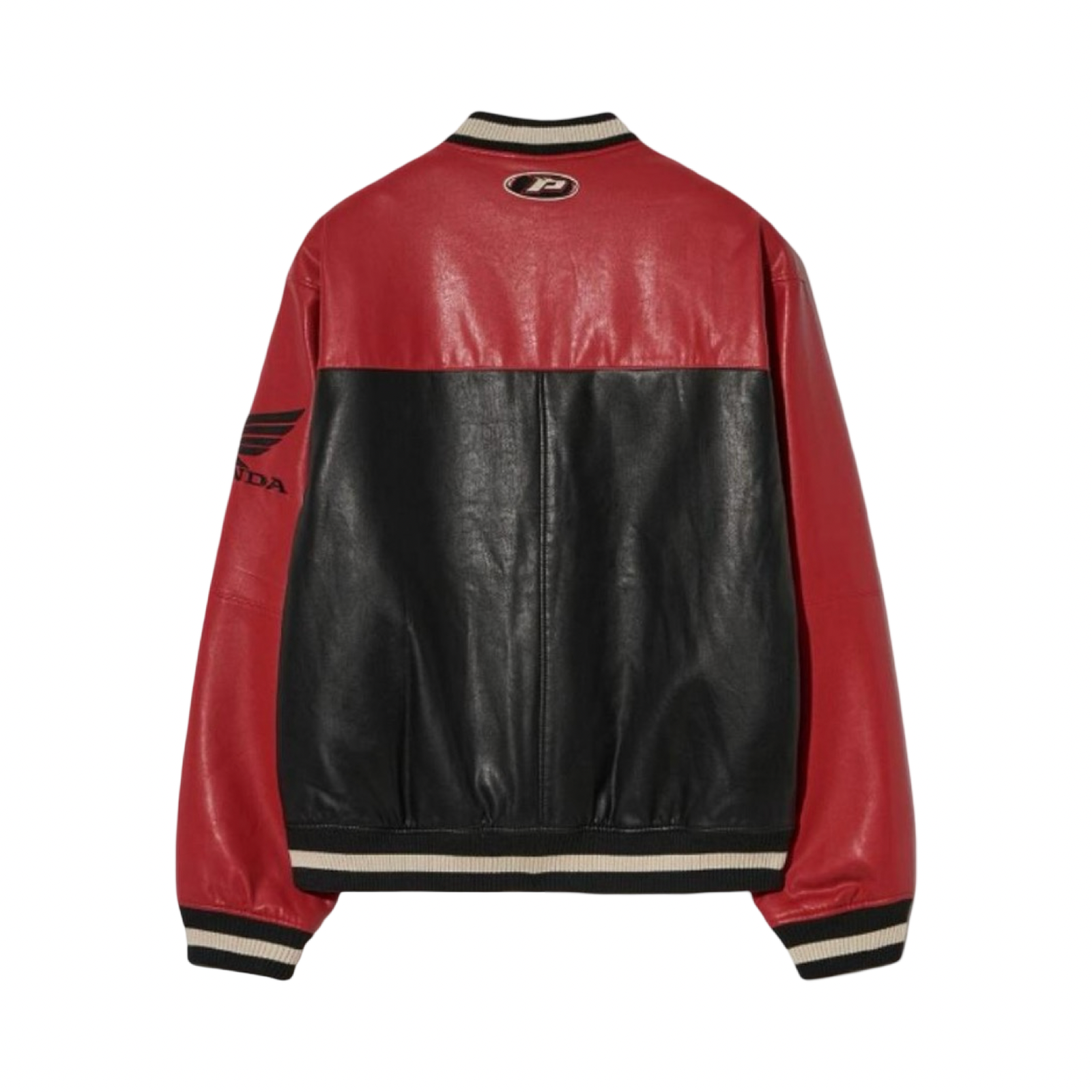 Honda SS26 Biker Jacket Red Black White