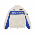 Honda SS26 Biker Jacket White Blue
