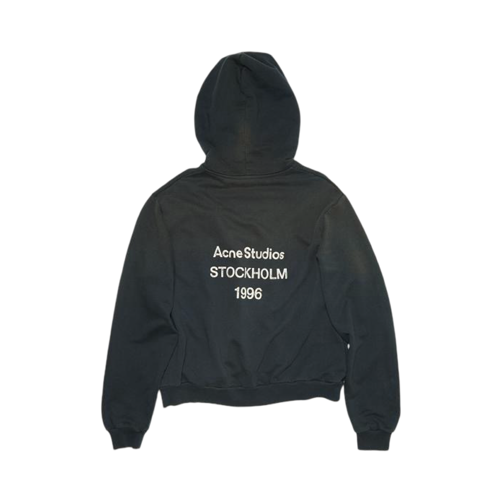 Acne Studios Dusty Black Wash Hoodie Fleece