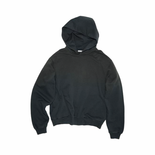Acne Studios Dusty Black Wash Hoodie Fleece