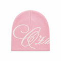 OZMNL Script Logo Beanie Pink