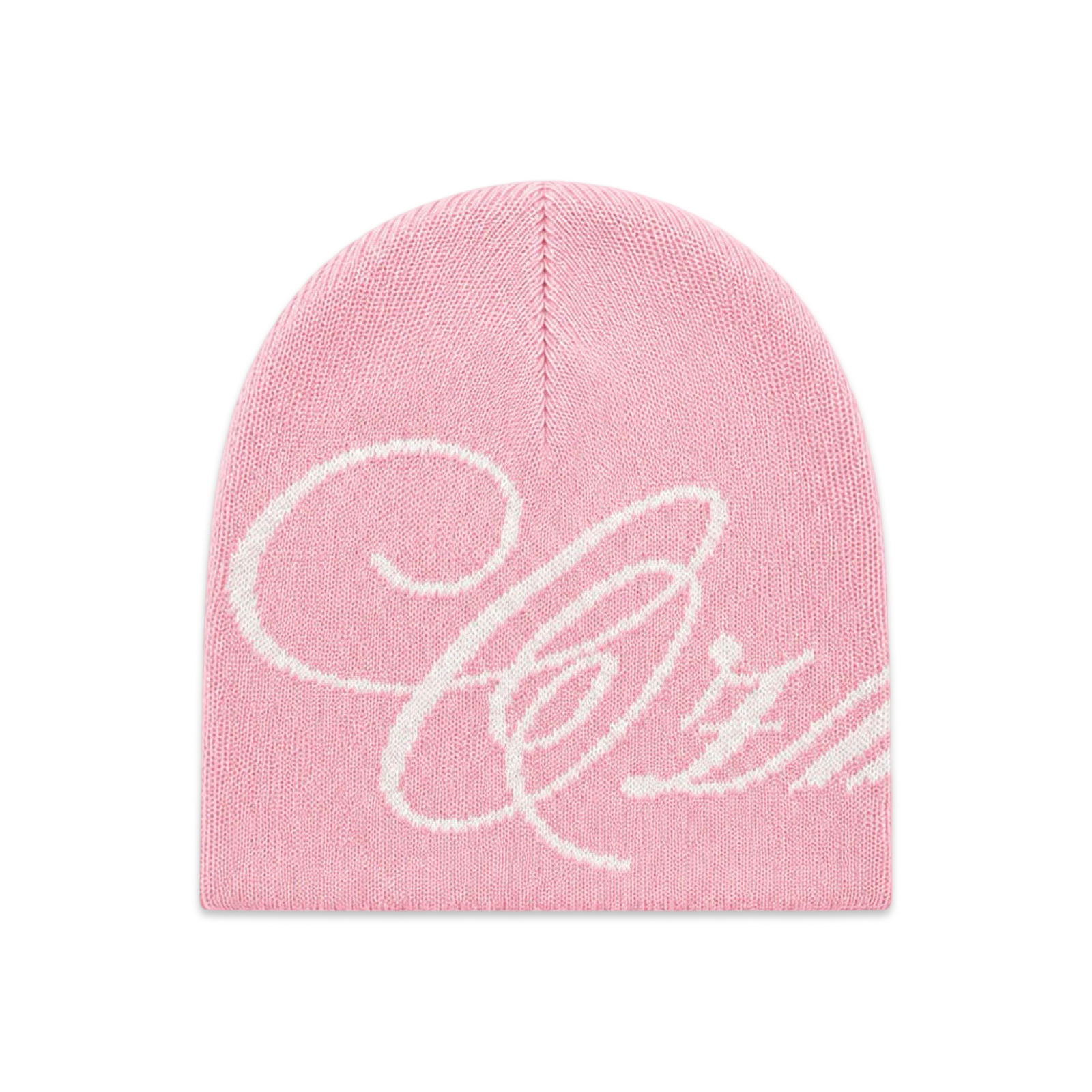 OZMNL Script Logo Beanie Pink