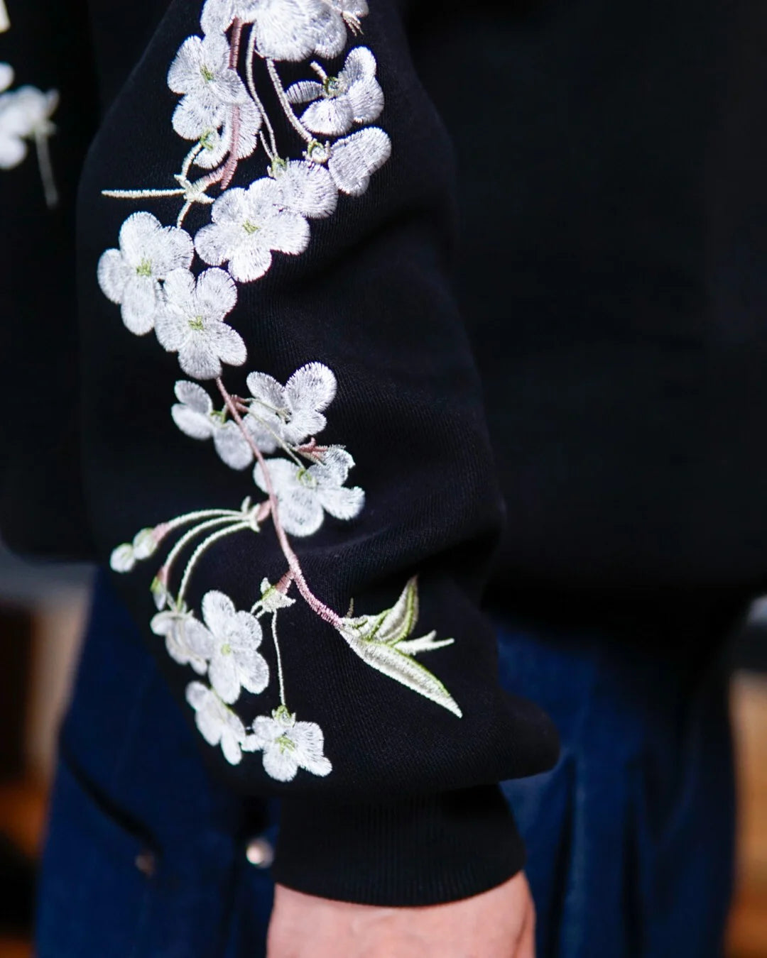 OZMNL Sampaguita Luxury Hoodie Black