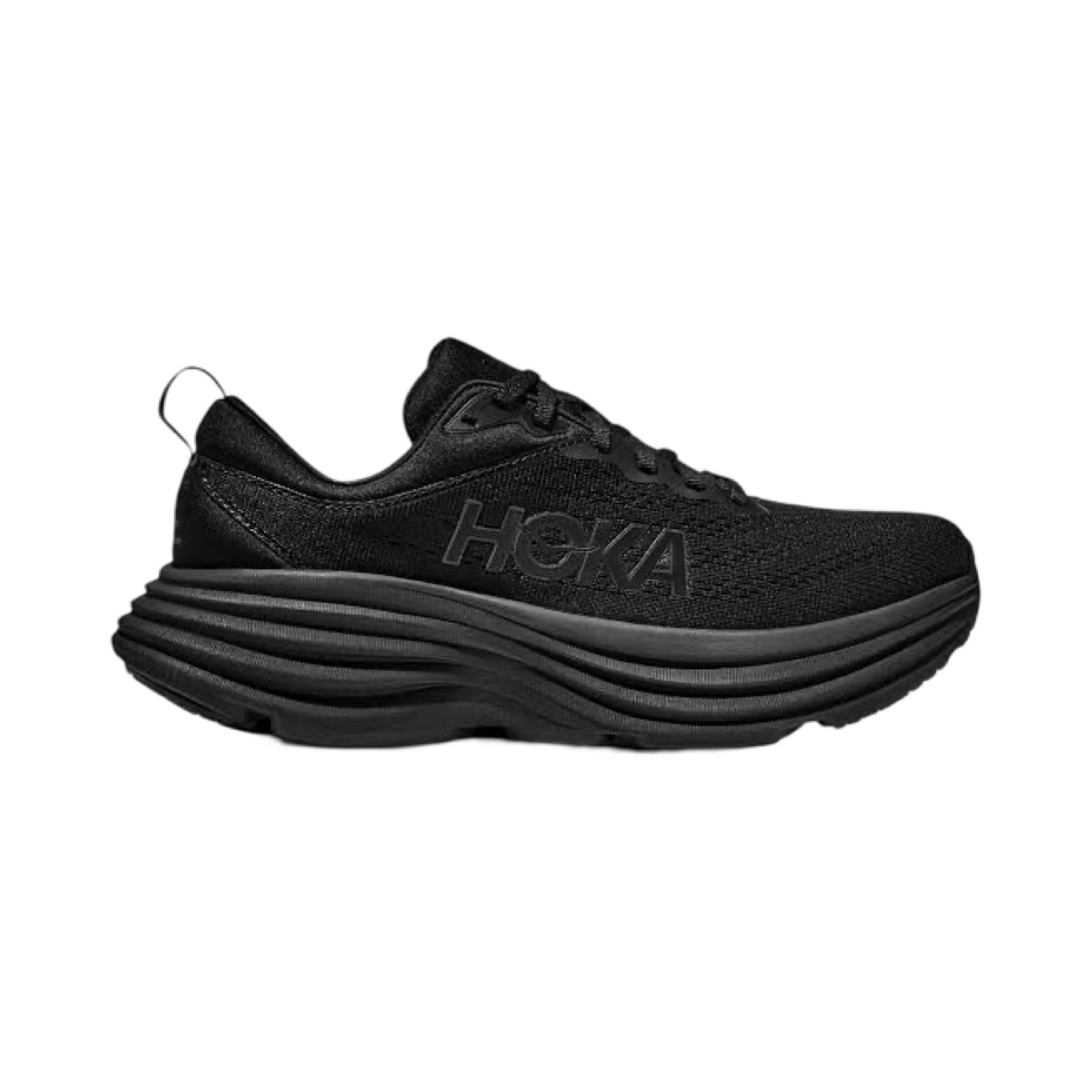 Women's Hoka Bondi 8 D Width Black Black