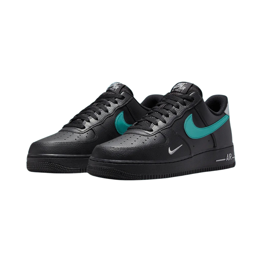 Nike Air Force 1 Low Black Blue Lightning