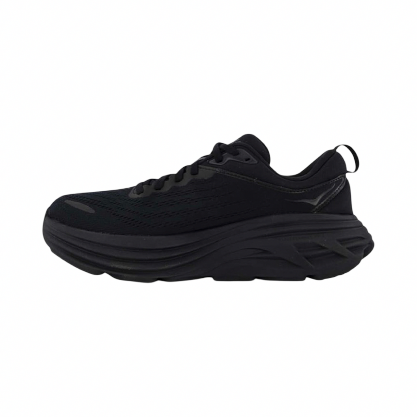 Women's Hoka Bondi 8 D Width Black Black