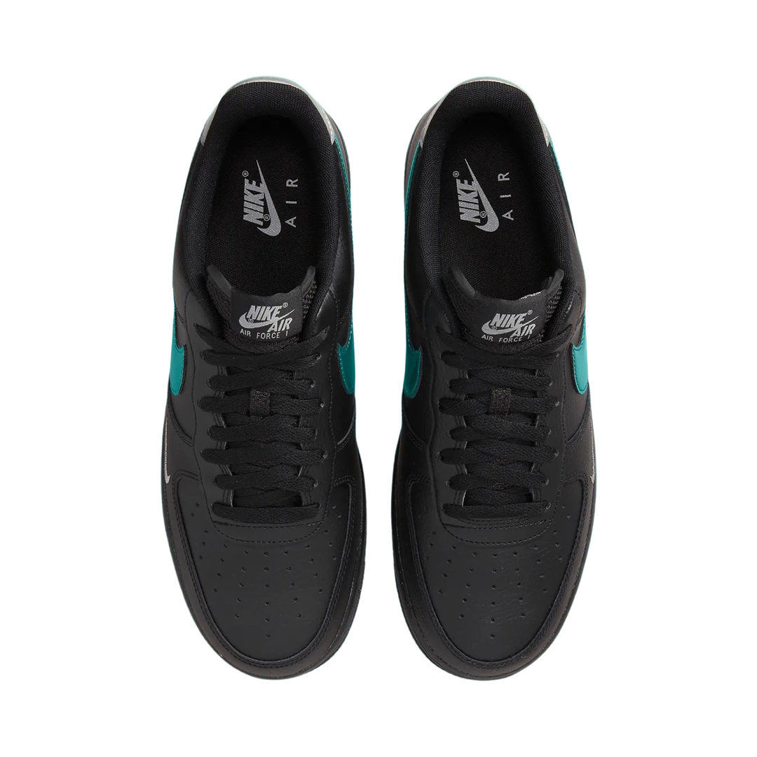 Nike Air Force 1 Low Black Blue Lightning