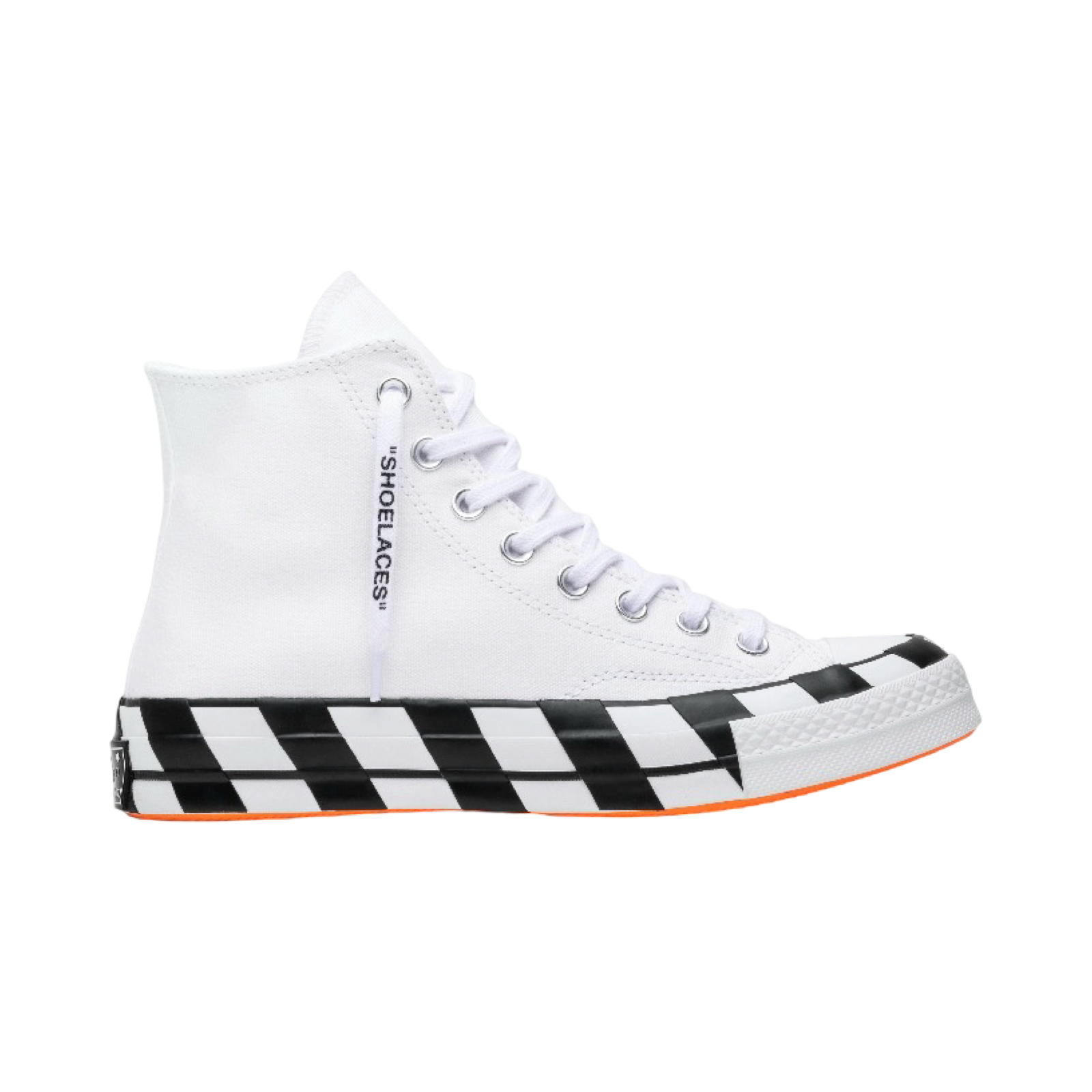 Converse x OFF WHITE Chuck 70 Hi White Cone Black 163862C