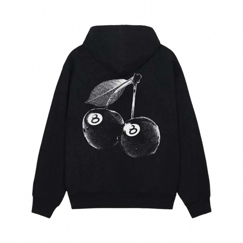 Stussy Cherries Hoodie Black
