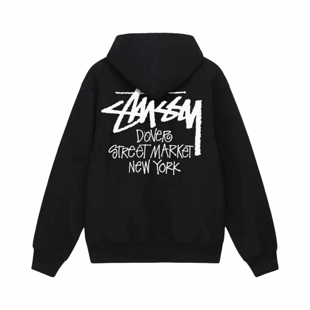 Stussy Dover Street Market New York Hoodie Black