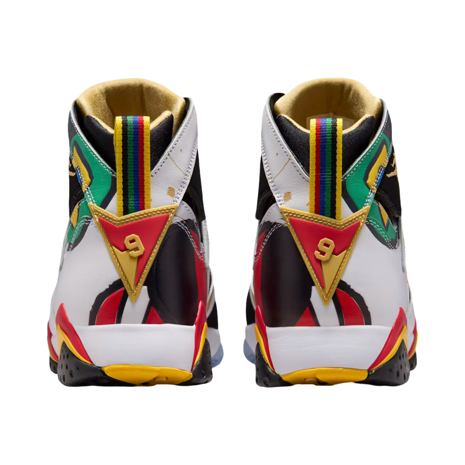 Air Jordan 7 Miro 2026 White Met Gold Red Green Royal Blue IQ6573-100