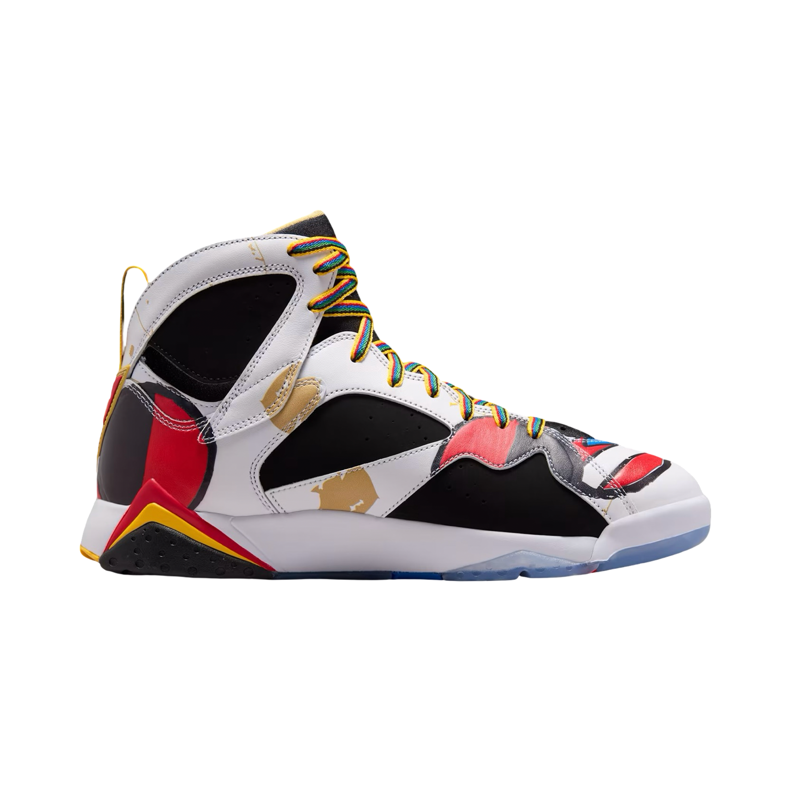 Air Jordan 7 Miro 2026 White Met Gold Red Green Royal Blue IQ6573-100