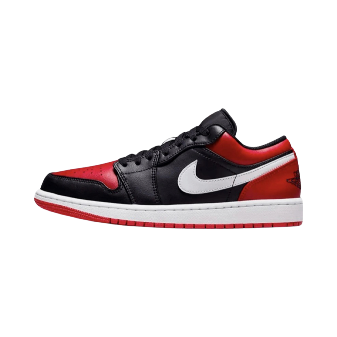 Air Jordan 1 Low Alternate Bred Toe Black Gym Red White