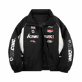 Kawasaki 90's Freedom Racing Puff Jacket Black White Red