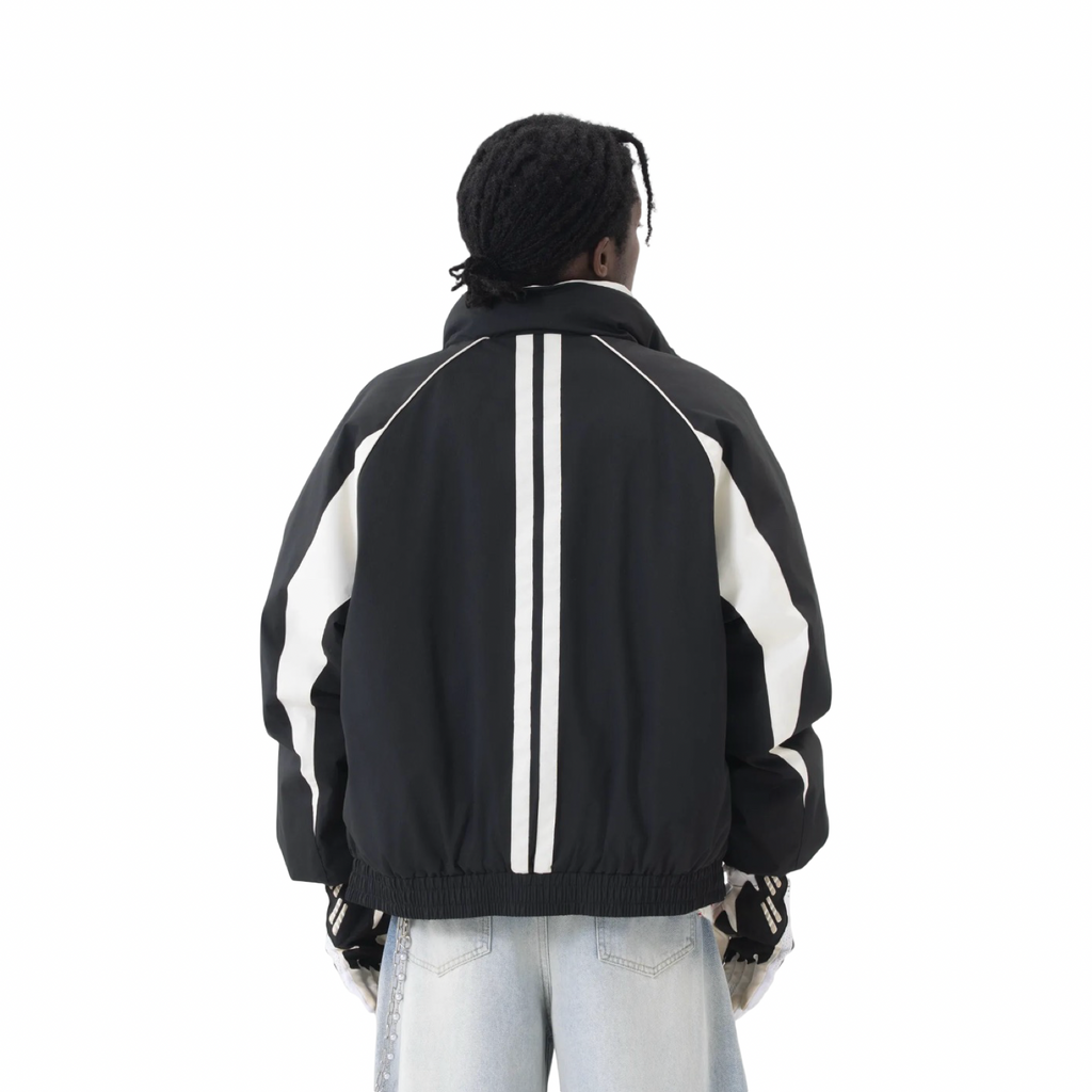 Kawasaki 90's Freedom Racing Puff Jacket Black White Red