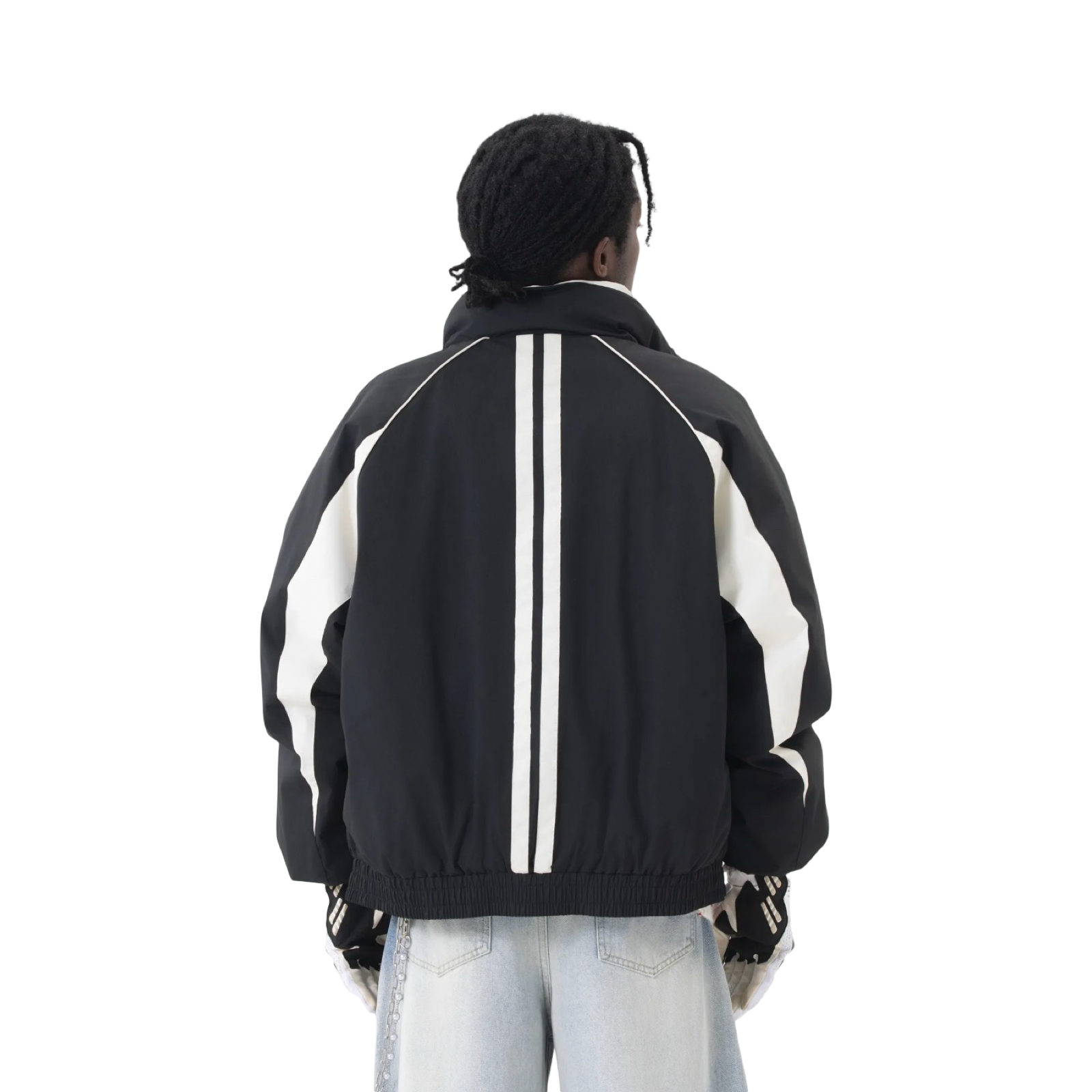 Kawasaki 90's Freedom Racing Puff Jacket Black White Red
