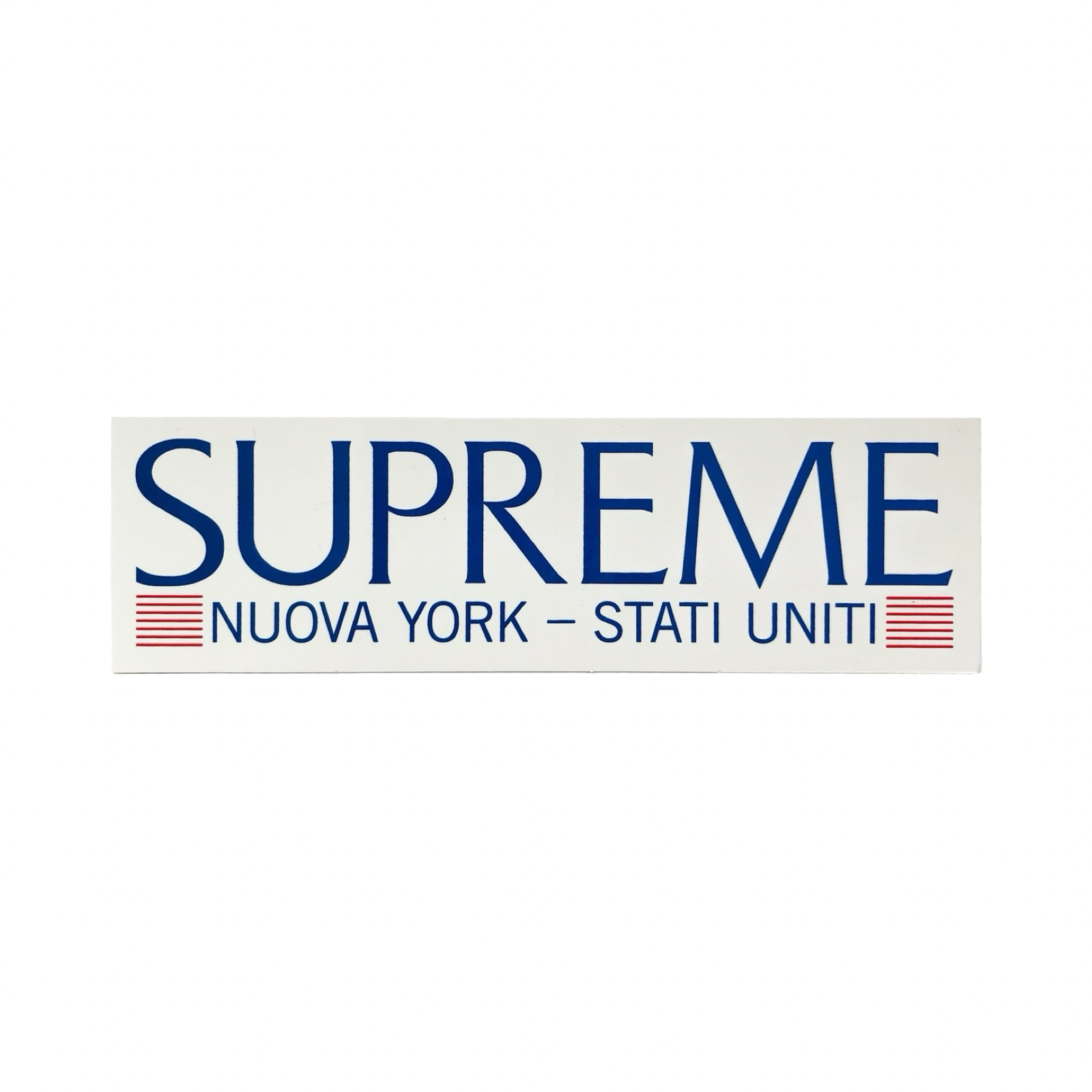 Supreme FW20 Nuova York Sticker
