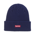 Supreme Overdyed Beanie Navy SS25