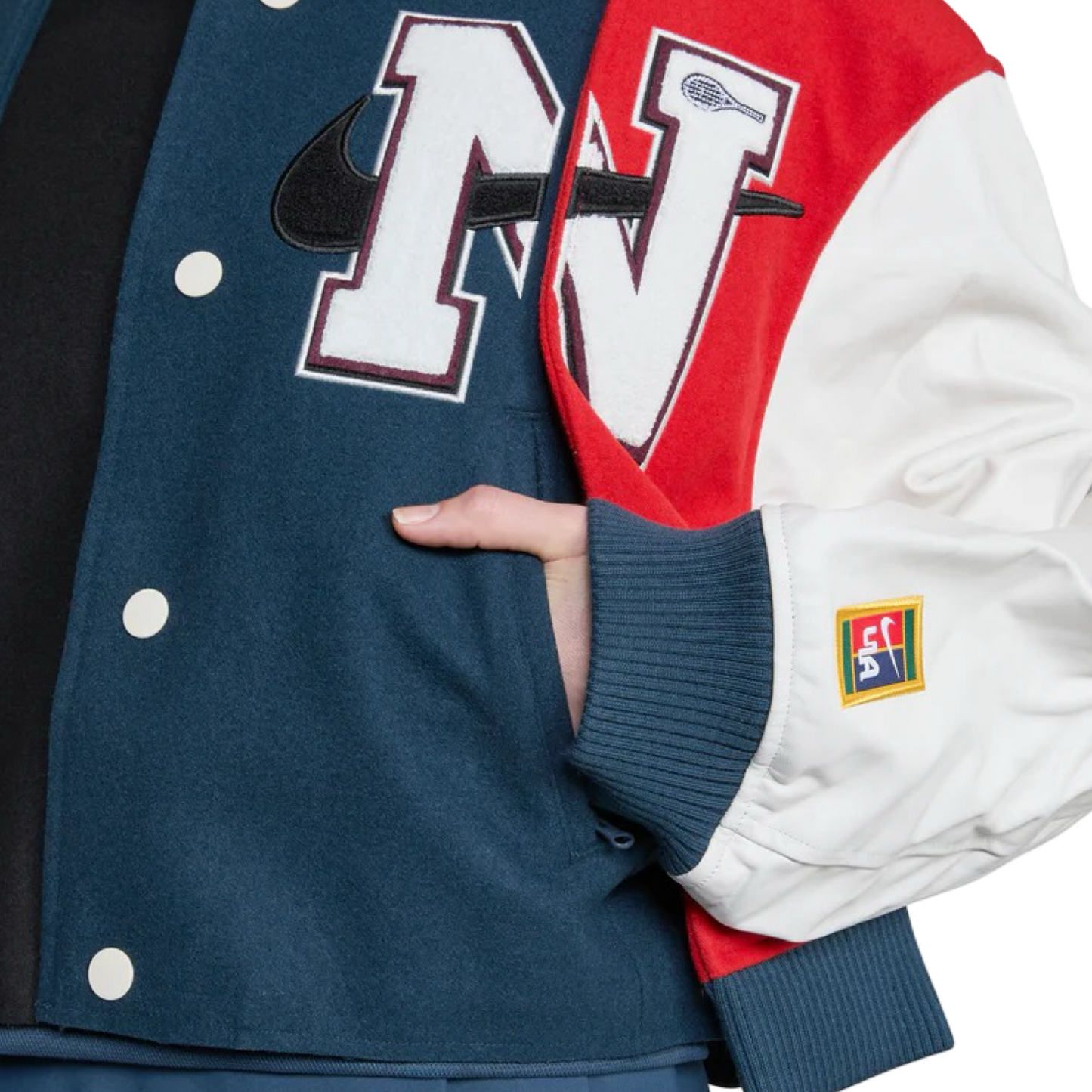 Women's Nike by YOON AMBUSH Oversized Varsity Jacket