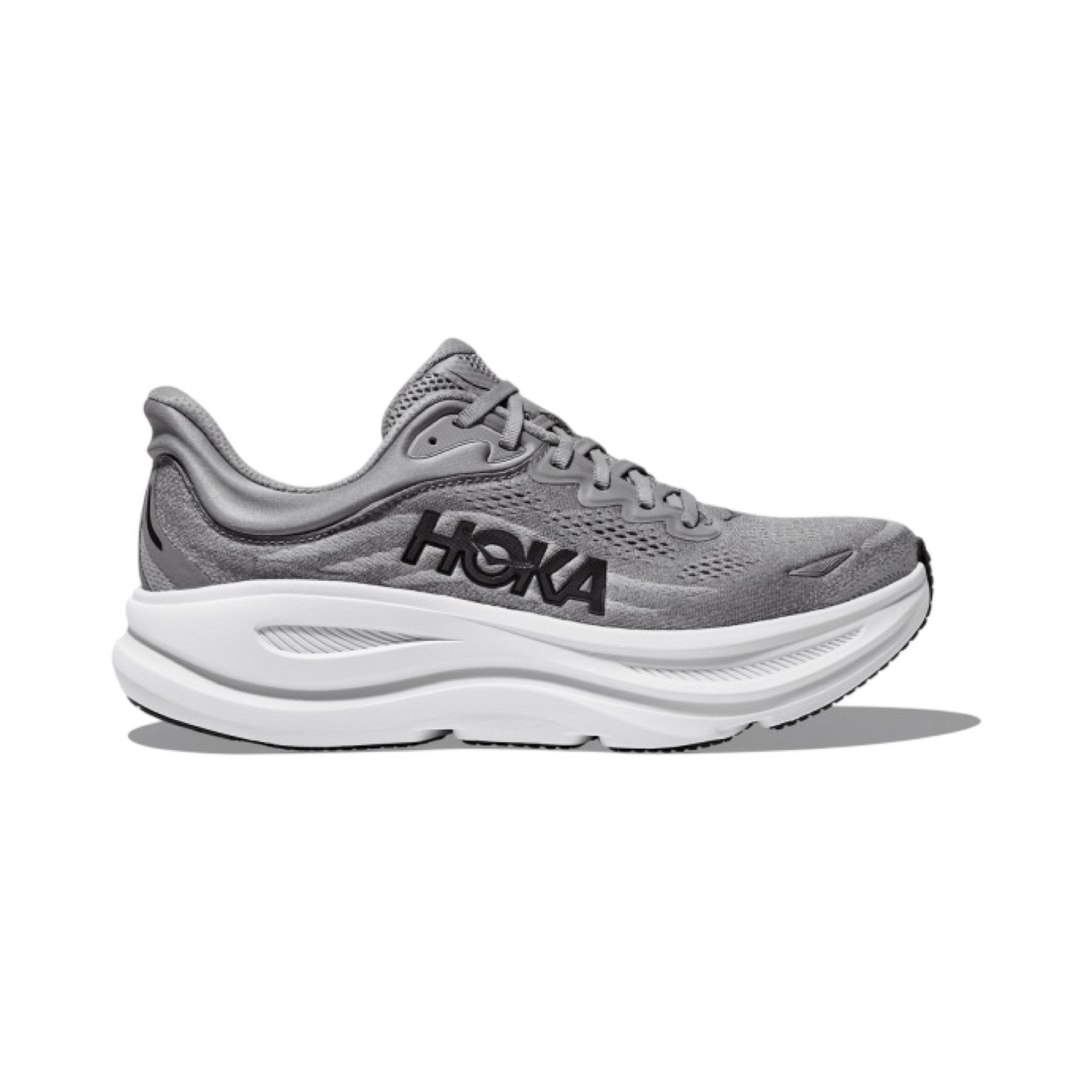 Men's Hoka Bondi 9 2E Width Galactic Grey Stellar Grey