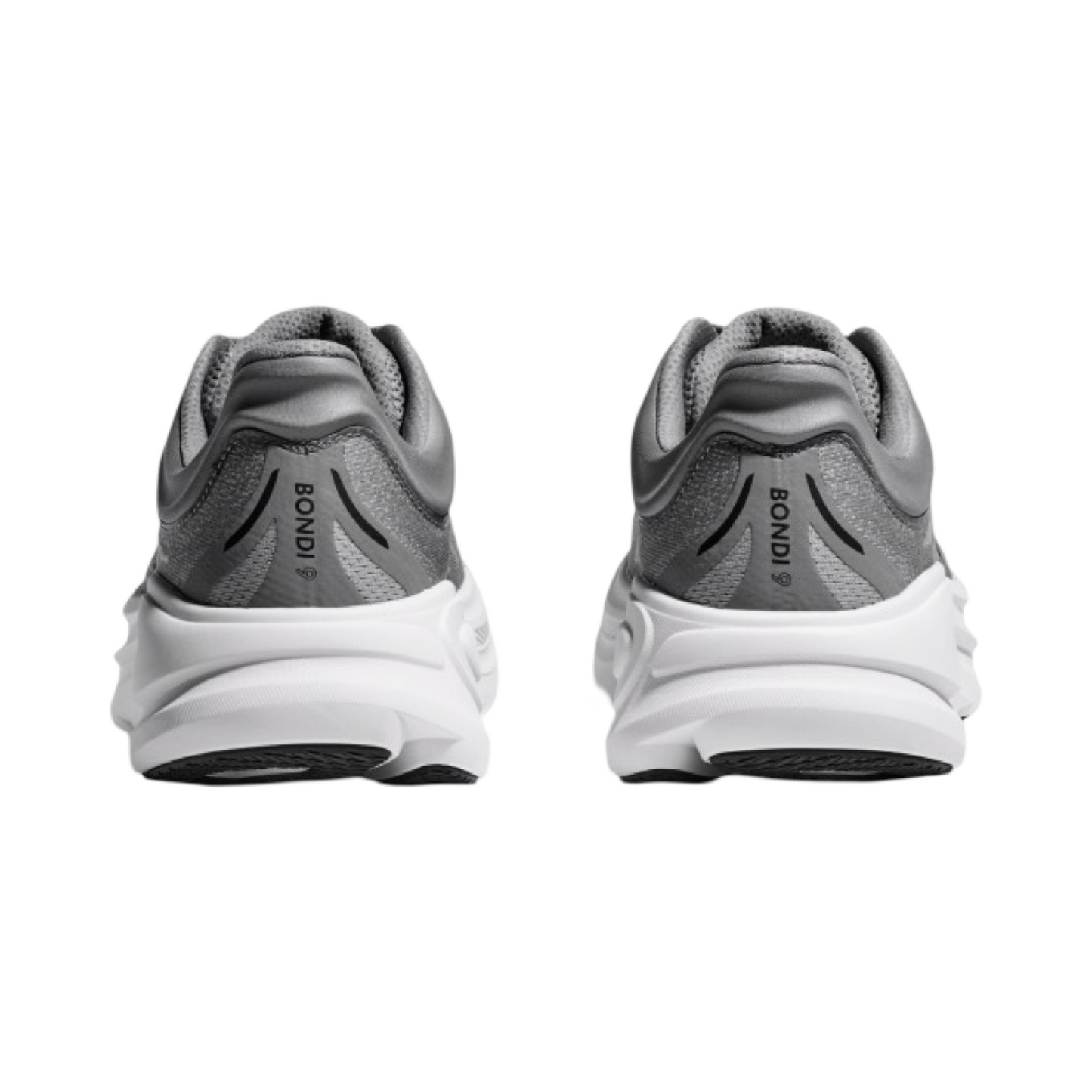 Men's Hoka Bondi 9 2E Width Galactic Grey Stellar Grey