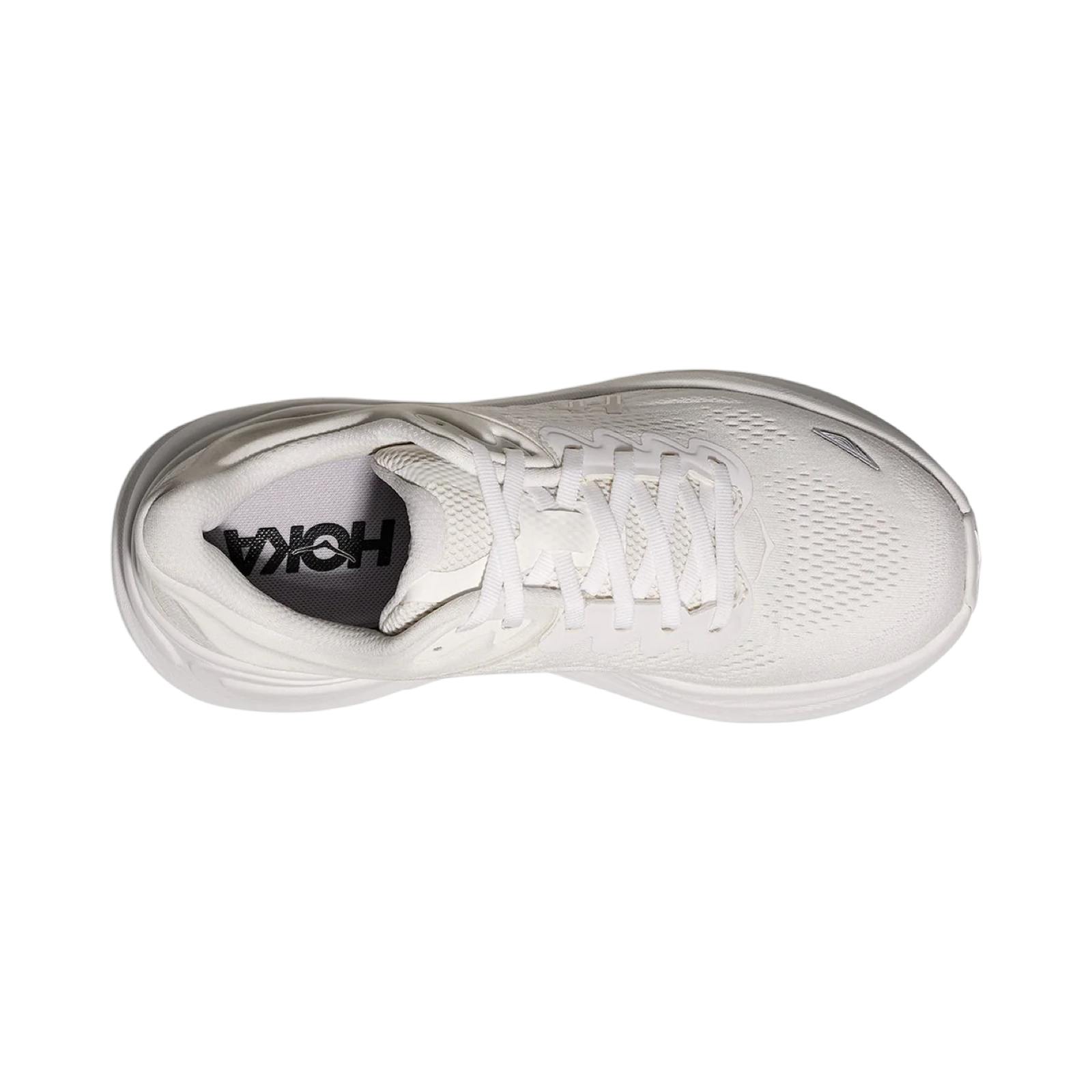 Women's Hoka Bondi 9 D Width White White