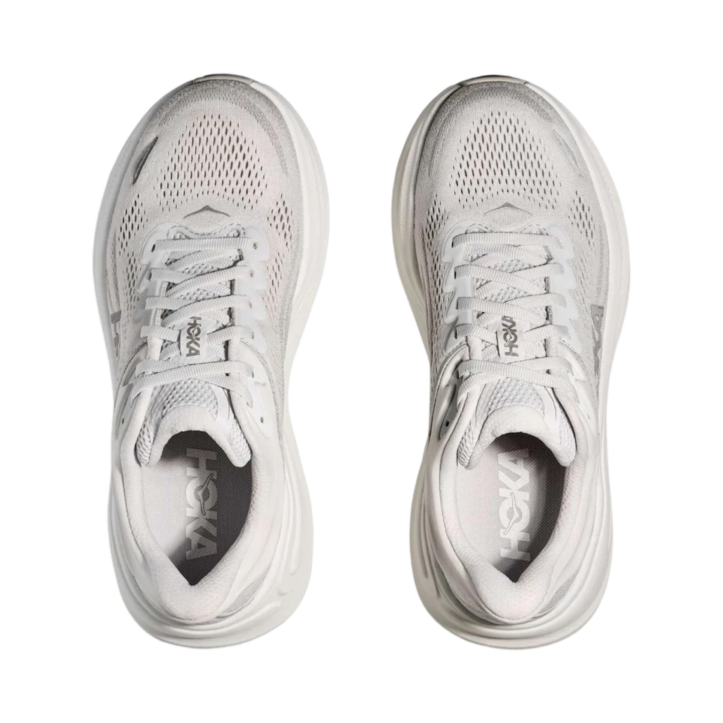 Women's Hoka Bondi 9 D Width White White