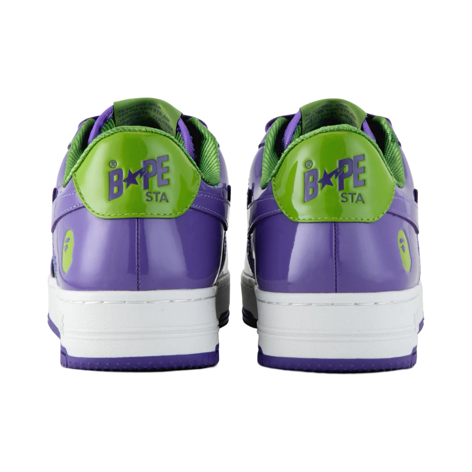 A Bathing Ape Bapesta #1 M1 Purple Green White