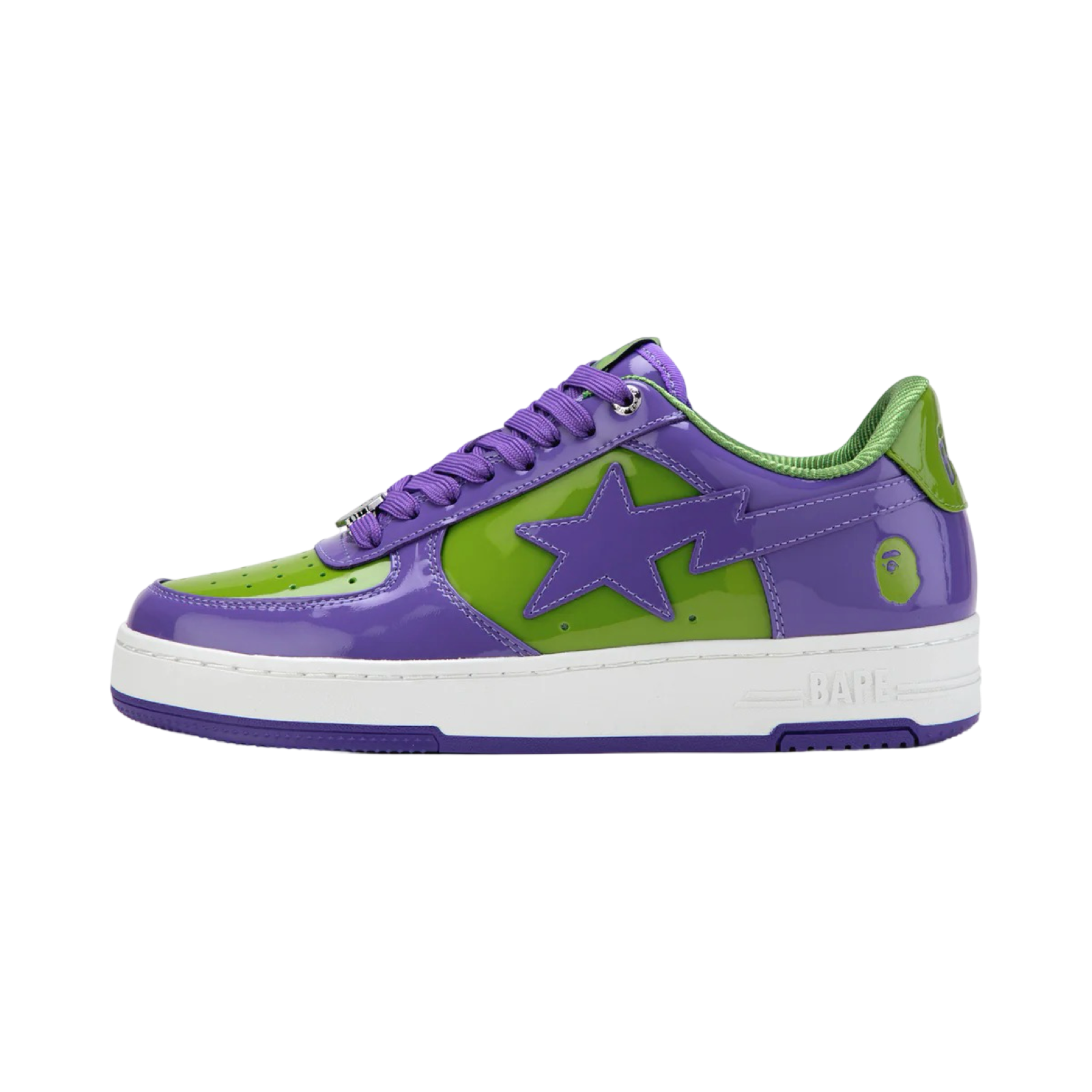 A Bathing Ape Bapesta #1 M1 Purple Green White