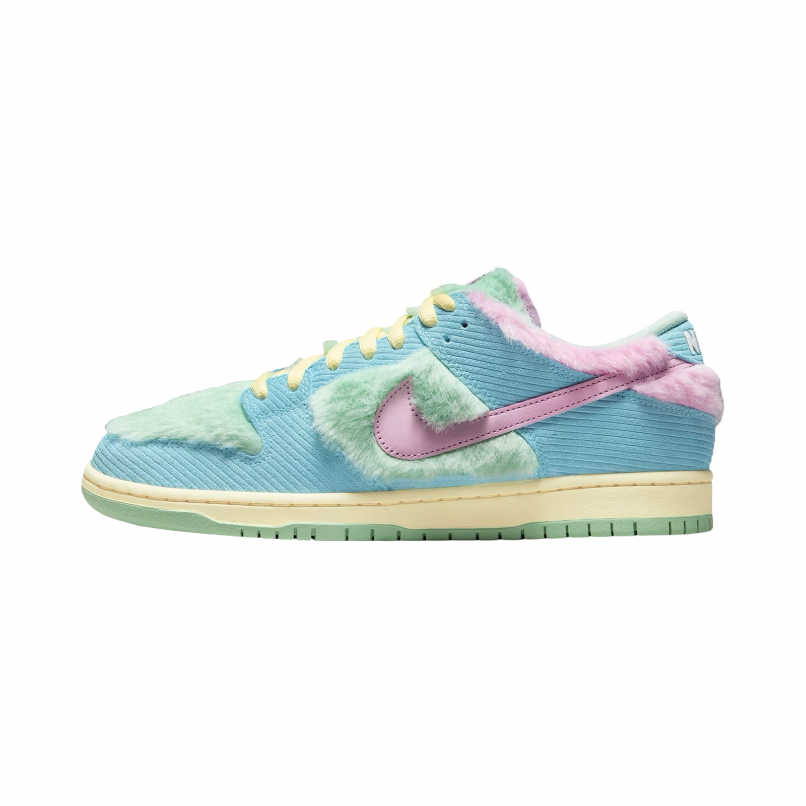 Nike SB Dunk Low Verdy Blue Gaze Light Arctic Pink Bicycle Yellow FN6040-400