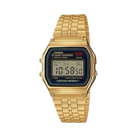 Casio Vintage Gold illuminator Gold Black Digital