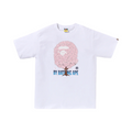 A Bathing Ape Head Sakura Ape #1 Tee White