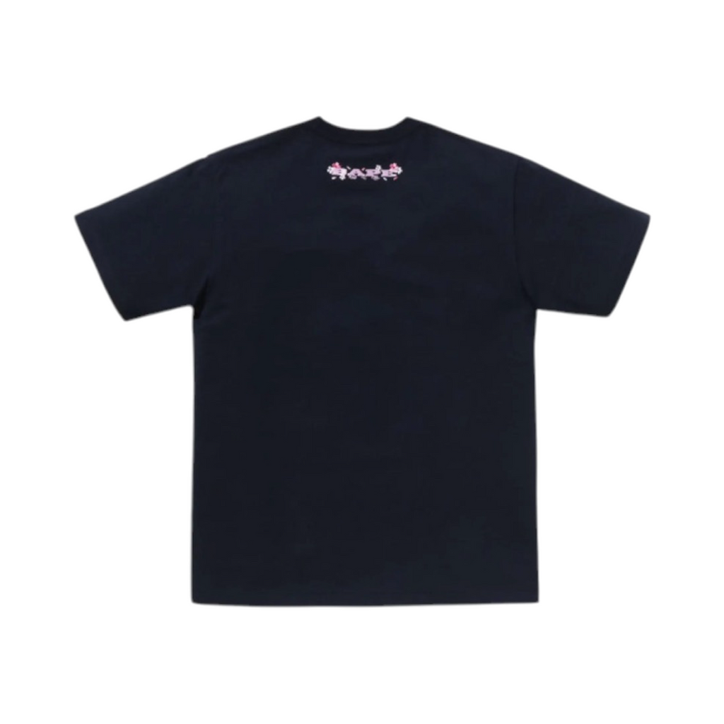 A Bathing Ape Head Sakura Fuji Photo 2025 Tee Navy