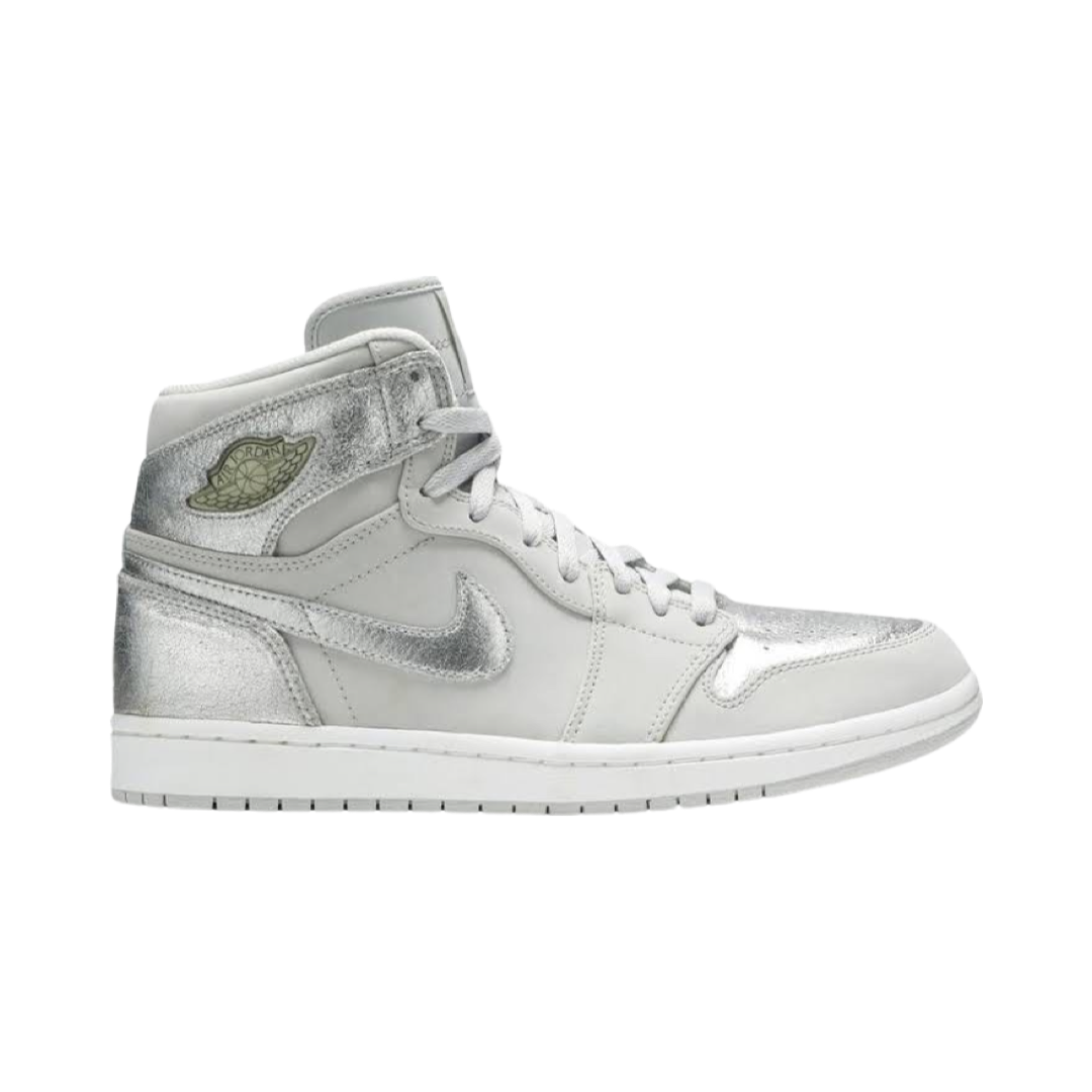 Air Jordan 1 High Retro CO JP Japan Silver Anniversary (2009) Special Edition Suitcase Box Neutral Grey Metallic Silver White