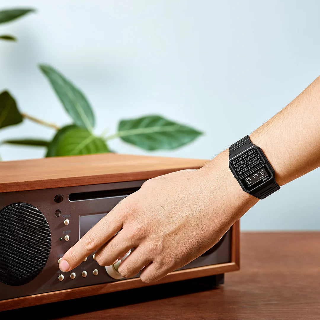 Casio Digital Watch Calculator Black CA53WF-1BDF