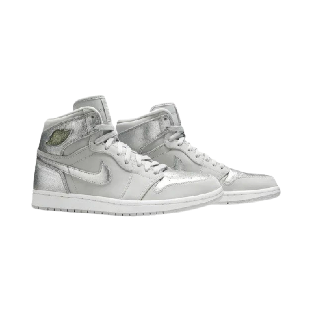 Air Jordan 1 High Retro CO JP Japan Silver Anniversary (2009) Special Edition Suitcase Box Neutral Grey Metallic Silver White