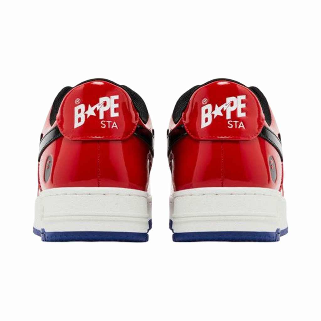 A Bathing Ape Bapesta #1 M2 Red White Black