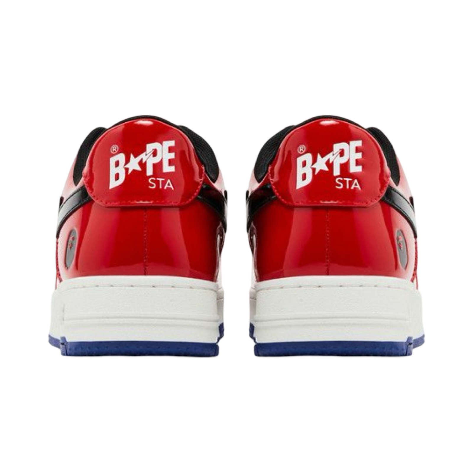 A Bathing Ape Bapesta #1 M2 Red White Black