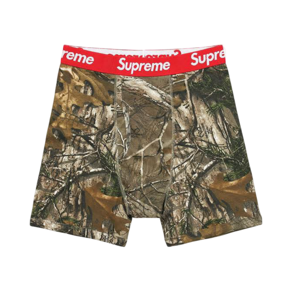 Supreme Hanes Boxer Briefs (2 Pack) Real Tree SS21
