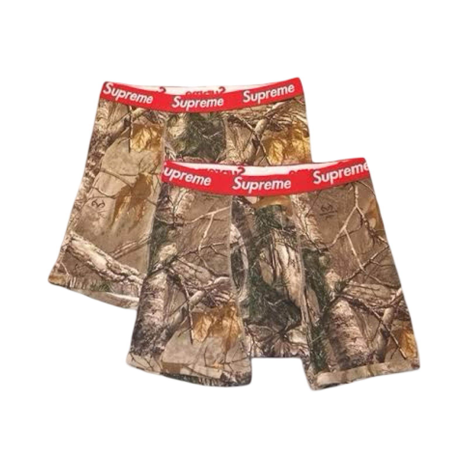 Supreme Hanes Boxer Briefs (2 Pack) Real Tree SS21